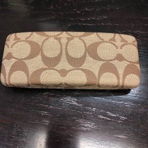 Coach eyeglasses case
